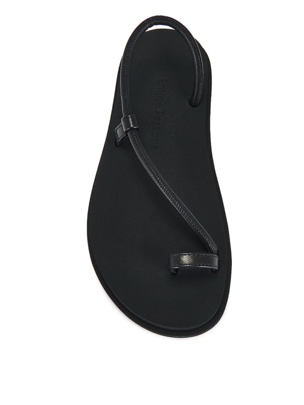 EMME PARSONS Black Bari Pool leather sandals